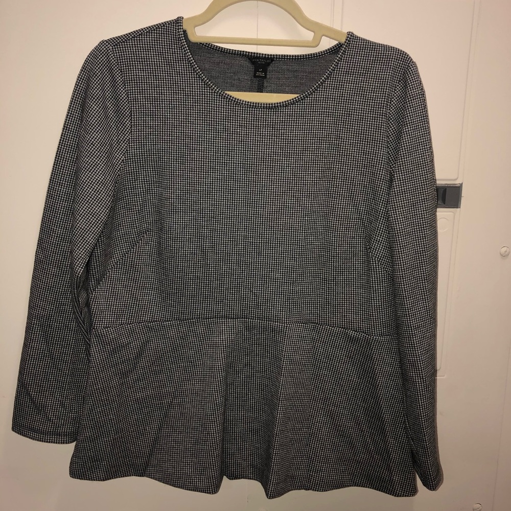 Ann Taylor peplum top